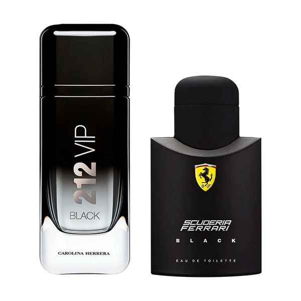 Combo de Perfumes 212 VIP Black e Ferrari Black
