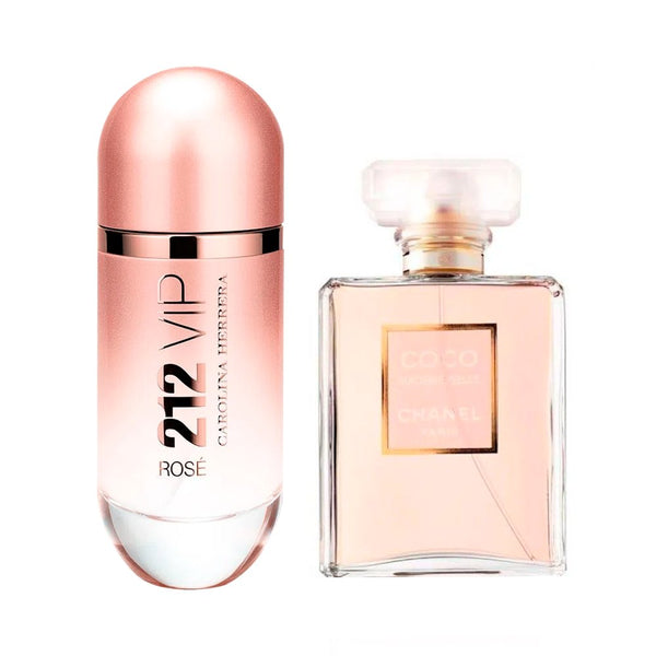 Combo de Perfumes 212 VIP Rosé e Mademoiselle